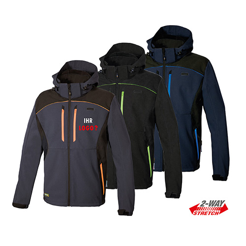 Softshell-Kapuzenjacke KLARBO